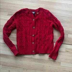 Lands' End Women's Drifter Cable Cardigan, XS